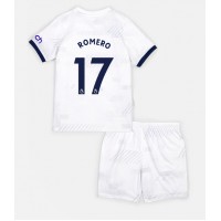Maglie da calcio Tottenham Hotspur Cristian Romero #17 Prima Maglia Bambino 2023-24 Manica Corta (+ Pantaloni corti)